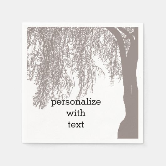 Serviette En Papier Willow (Devant)