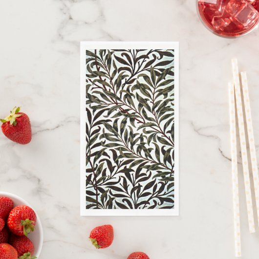 Serviette En Papier Willow Bough, un design William Morris, (En situation)