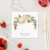 Serviette En Papier Willow et Flower Mariage personnalisé (En situation)