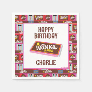 Serviette En Papier Willy Wonka & Chocolate Factory Anniversaire