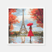 Serviette En Papier Wind Romance Paris Chic Walk (Devant)