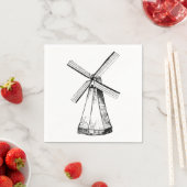 Serviette En Papier Windmill (En situation)