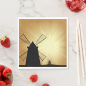 Serviette En Papier Windmills Sunrise (En situation)