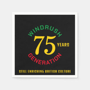 Serviette En Papier Windrush 75e anniversaire