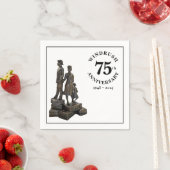 Serviette En Papier Windrush 75e Anniversaire papier de la statue (En situation)