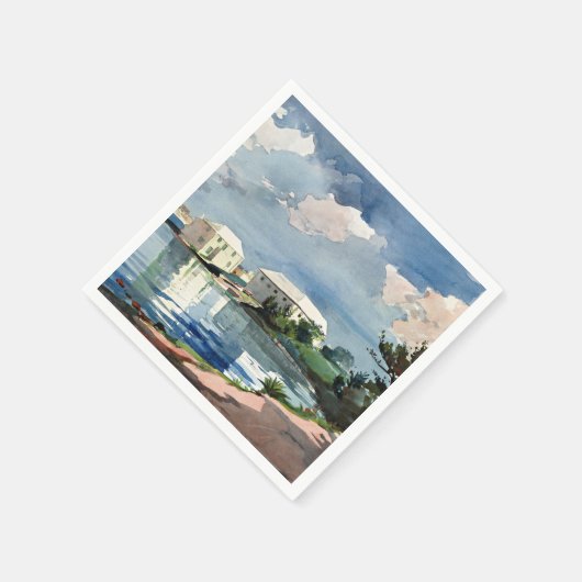 Serviette En Papier Winslow Homer, Bouilloire à sel, Bermudes (Coin)