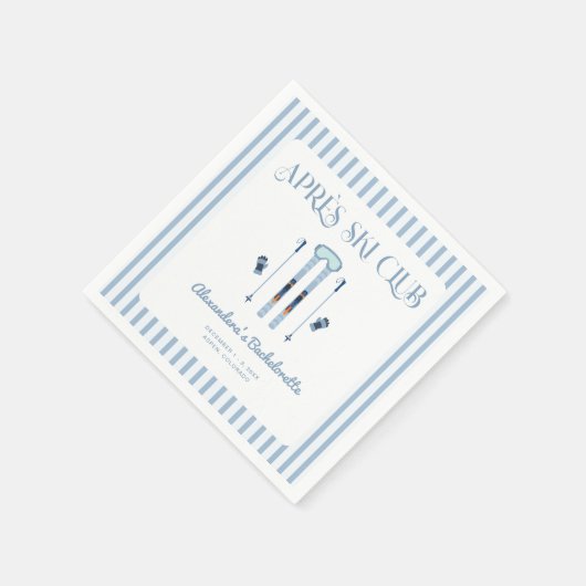 Serviette En Papier Winter Apres Ski Bachelorette Party (Coin)