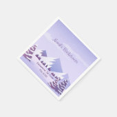 Serviette En Papier Winter Mountain Bachelorette Weekend Custom  (Coin)