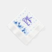Serviette En Papier Winter Onederland First Birthday Party Napkins (Coin)