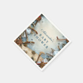 Serviette En Papier Winter Sports Baby Shower (Coin)