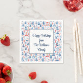 Serviette En Papier Winter Wonderland (En situation)
