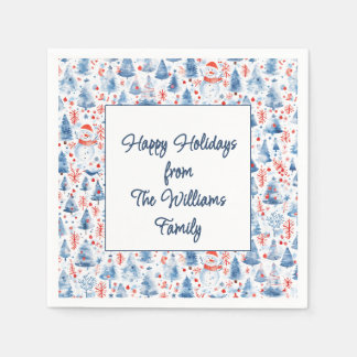 Serviette En Papier Winter Wonderland