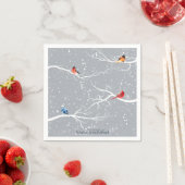 Serviette En Papier Winter Wonderland (En situation)