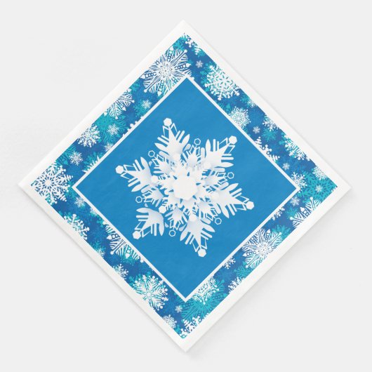 Serviette En Papier Winter Wonderland (Coin)