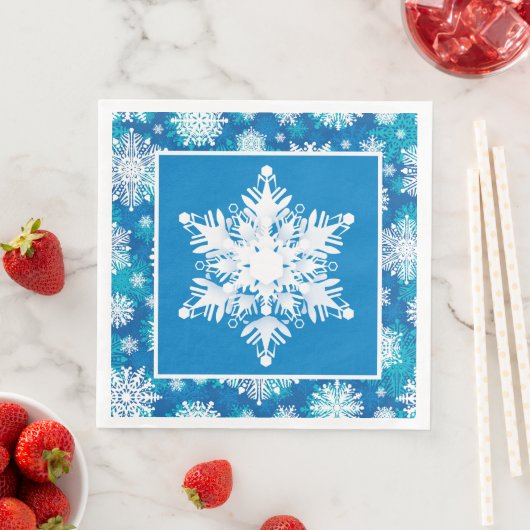 Serviette En Papier Winter Wonderland (En situation)