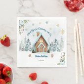 Serviette En Papier Winter wonderland Gingerbread (En situation)