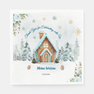 Serviette En Papier Winter wonderland Gingerbread