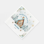 Serviette En Papier Winter wonderland Gingerbread (Coin)