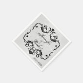 Serviette En Papier Winter Wonderland Mariage Napkin (Coin)