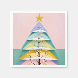 Serviette En Papier Winter's Pastel Glow