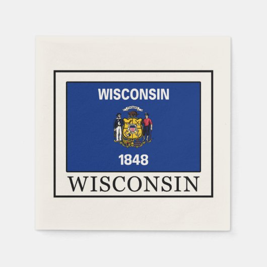 Serviette En Papier Wisconsin (Devant)