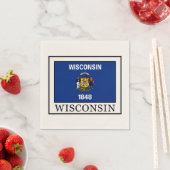 Serviette En Papier Wisconsin (En situation)
