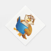 Serviette En Papier Wise Old Owl (Coin)