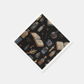 Serviette En Papier Witchcraft Potion Pattern – Halloween Magic (Coin)