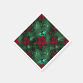 Serviette En Papier Witchy Magic Forest Poinsettia Découpage serviette (Coin)