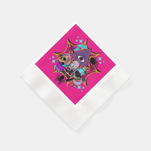 Serviette En Papier Witchy Vibes and Spiders (Coin)