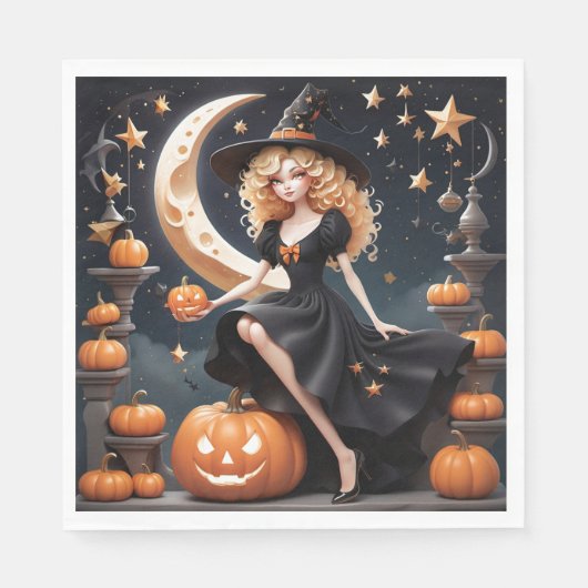 Serviette En Papier Witchy Wonderland (Devant)