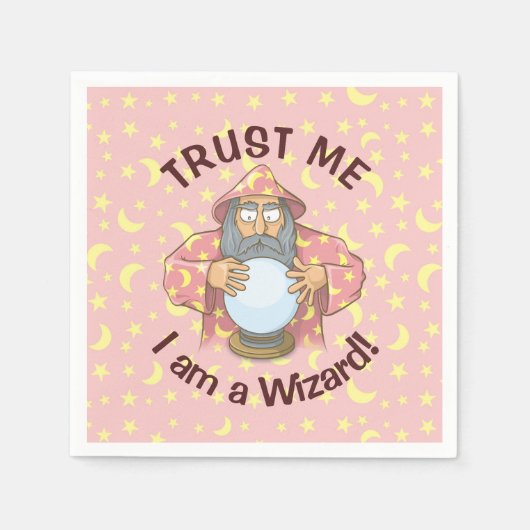 Serviette En Papier Wizard (Devant)