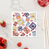 Serviette En Papier Wizard of Oz™ Character Print Toss Pattern (En situation)