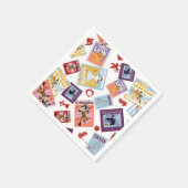 Serviette En Papier Wizard of Oz™ Character Print Toss Pattern (Coin)