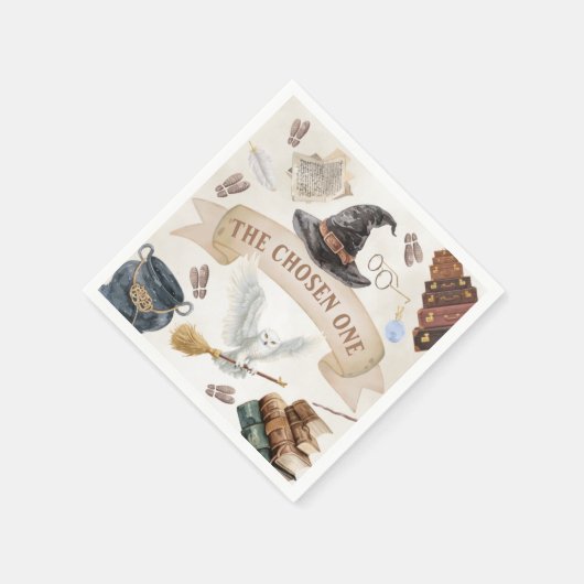 Serviette En Papier Wizard Party Napkin (Coin)