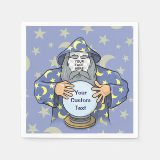 Serviette En Papier Wizard with your face