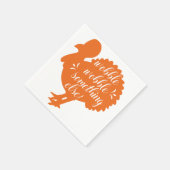Serviette En Papier Wobble Wobble Quelque Chose D'Autre Drôle Turquie  (Coin)