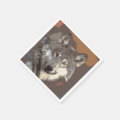 Serviette En Papier Wolf 026 (Coin)