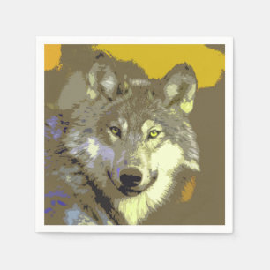 Serviette En Papier Wolf 044