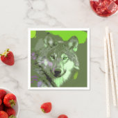 Serviette En Papier Wolf 046 (En situation)