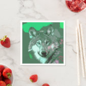 Serviette En Papier Wolf 049 (En situation)