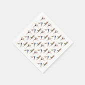 Serviette En Papier Women In Yoga Poses Stretching Fun Workout Pattern (Coin)