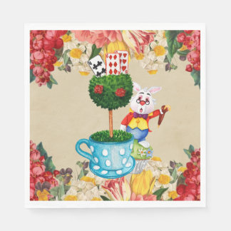 Serviette En Papier Wonderland Party