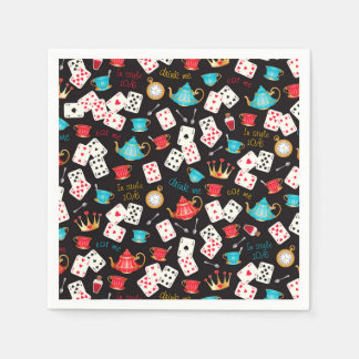 Serviette En Papier Wonderland Prints