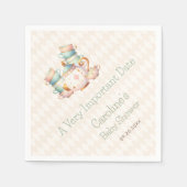 Serviette En Papier Wonderland Tea Party Douche Anniversaire (Devant)