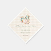 Serviette En Papier Wonderland Tea Party Douche Anniversaire (Coin)