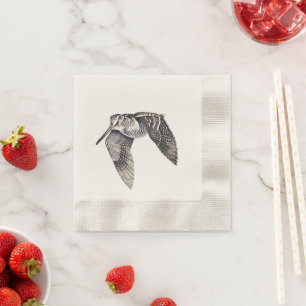 Serviette En Papier Woodcock