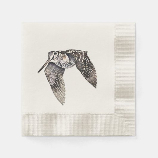 Serviette En Papier Woodcock (Devant)