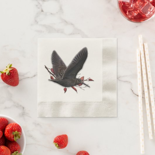 Serviette En Papier Woodcock (En situation)