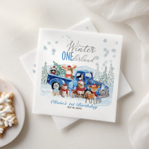 Woodland Animals Truck ONEderland 1st Birthday